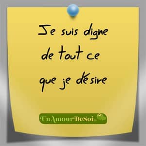 Loi de l'attraction - Affirmation positive UnAmourDeSoi.fr